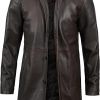 decrum disc distressed brown leather jacket mens lambskin leather jackets 1 6
