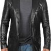 decrum leather blazer for men real lambskin casual mens leather jacket 26