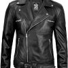 decrum leather jacket men asymmetrical style casual fashion real lambskin 5