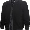 decrum mens suede jacket real leather b2 bomber flight jackets for men 6 1
