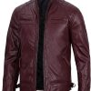 decrum vegan leather jacket men casual cafe racer style mens vegan jackets 1 1