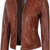 decrum women leather jacket real lambskin leather jackets for women 1 1