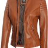 decrum women leather jacket real lambskin leather jackets for women 19